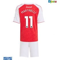 Arsenal Gabriel Martinelli #11 Domaci Dres za djecu 2025-26 Kratak Rukav (+ Kratke hlače)